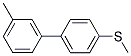 3-METHYL-4'-(METHYLSULFANYL)-1,1'-BIPHENYL Struktur