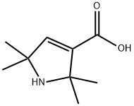 2,2,5,5-TETRAMETHYL-2,5-DIHYDRO-1H-PYRROLO-3-ACETIC ACID Struktur