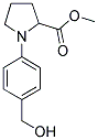 1-(4-HYDROXYMETHYL-PHENYL)-PYRROLIDINE-2-CARBOXYLIC ACID METHYL ESTER Struktur