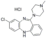 CLOZAPINE HYDROCHLORIDE Struktur