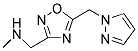 N-METHYL-1-[5-(1H-PYRAZOL-1-YLMETHYL)-1,2,4-OXADIAZOL-3-YL]METHANAMINE Struktur