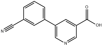 5-(3-氰基苯基)煙酸, 893740-73-3, 結(jié)構(gòu)式