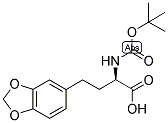 (R)-4-BENZO[1,3]DIOXOL-5-YL-2-TERT-BUTOXYCARBONYLAMINO-BUTYRIC ACID Struktur