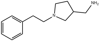 1-(2-苯基乙基)吡咯烷-3-基]甲胺, 91904-23-3, 結(jié)構(gòu)式