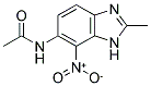 ACETAMIDE, N-(2-METHYL-7-NITRO-1H-BENZIMIDAZOL-6-YL)- Struktur