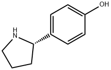 (S)-4-(PYRROLIDIN-2-YL)PHENOL Struktur