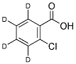 2-CHLOROBENZOIC-D4 ACID Struktur