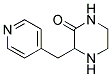 3-PYRIDIN-4-YLMETHYL-PIPERAZIN-2-ONE Struktur