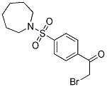 1-[4-(AZEPAN-1-YLSULFONYL)PHENYL]-2-BROMOETHANONE Struktur