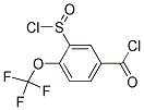 3-CHLOROSULFINYL-4-(TRIFLUOROMETHOXY)BENZOYL CHLORIDE Struktur