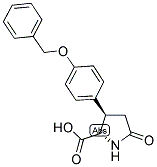 (2S, 3R)-[4-BENZYLOXYPHENYL]-5-OXOPROLINE Struktur