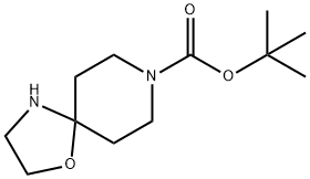 TERT-BUTYL 1-OXA-4,8-DIAZASPIRO[4.5]DECANE-8-CARBOXYLATE Struktur