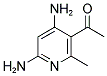 1-(4,6-DIAMINO-2-METHYLPYRIDIN-3-YL)ETHANONE Struktur