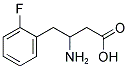 3-AMINO-4-(2-FLUOROPHENYL)BUTANOIC ACID Struktur