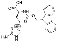 FMOC-L-ALA-4-[5-(2-AMINO)IMIDAZOYL] Struktur