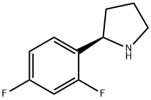 (2R)-2-(2,4-DIFLUOROPHENYL)PYRROLIDINE Struktur