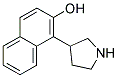 1-PYRROLIDIN-3-YL-NAPHTHALEN-2-OL Struktur