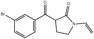 3-(3-BROMO-BENZOYL)-1-VINYL-PYRROLIDIN-2-ONE Struktur