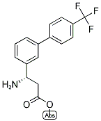 METHYL (3S)-3-AMINO-3-(3-[4-(TRIFLUOROMETHYL)PHENYL]PHENYL)PROPANOATE Struktur