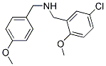 N-(5-CHLORO-2-METHOXYBENZYL)-N-(4-METHOXYBENZYL)AMINE Struktur