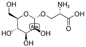 O-ALPHA-D-MANNOPYRANOSYL-L-SERINE Struktur