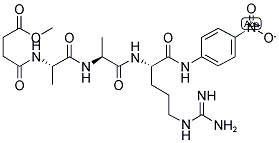 MEOSUC-ALA-ALA-ARG-PARANITROANILIDE Struktur