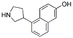 5-PYRROLIDIN-3-YL-NAPHTHALEN-2-OL Struktur