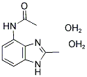 N-(2-METHYL-1H-BENZIMIDAZOL-4-YL)ACETAMIDE DIHYDRATE Struktur