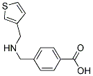 4-(((THIEN-3-YLMETHYL)AMINO)METHYL)BENZOIC ACID Struktur