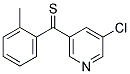 3-CHLORO-5-(2-METHYLTHIOBENZOYL)PYRIDINE Struktur