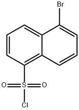 5-BROMO-NAPHTHALENE-1-SULFONYL CHLORIDE Struktur