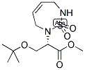 1,2,7-THIADIAZEPINE-2(3H)-ACETIC ACID,ALPHA-[(1,1-DIMETHYLETHOXY)METHYL]-6,7-DIHYDRO-, METHYL ESTER, 1,1-DIOXIDE, (ALPHAS) Struktur