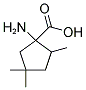 1-AMINO-2,4,4-TRIMETHYLCYCLOPENTANECARBOXYLIC ACID Struktur