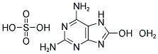 2,6-DIAMINO-8-HYDROXYPURINE HEMISULFATE MONOHYDRATE Struktur