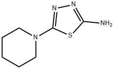 5-PIPERIDIN-1-YL-1,3,4-THIADIAZOL-2-AMINE Struktur