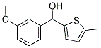 3-METHOXYPHENYL-(5-METHYL-2-THIENYL)METHANOL Struktur