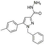 1-BENZYL-5-P-TOLYL-1H-PYRAZOLE-3-CARBOHYDRAZIDE Struktur