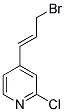 4-(3-BROMOPROPENYL)-2-CHLOROPYRIDINE Struktur