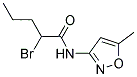 2-BROMO-N-(5-METHYLISOXAZOL-3-YL)PENTANAMIDE Struktur