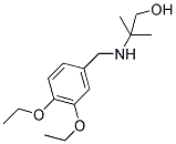 2-((3,4-DIETHOXYBENZYL)AMINO)-2-METHYLPROPAN-1-OL Struktur