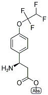 METHYL (3R)-3-AMINO-3-[4-(1,1,2,2-TETRAFLUOROETHOXY)PHENYL]PROPANOATE Struktur