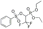 1-(DIETHOXYPHOSPHORYL)-2,2,2-TRIFLUOROETHYL BENZENESULFONATE Struktur