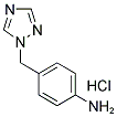 4-(1H-1,2,4-TRIAZOLE-1-YL METHYL) ANILINE HCL Struktur