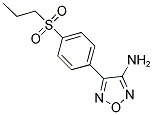 4-[4-(PROPYLSULFONYL)PHENYL]-1,2,5-OXADIAZOL-3-AMINE Struktur