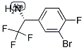 (1R)-1-(3-BROMO-4-FLUOROPHENYL)-2,2,2-TRIFLUOROETHYLAMINE Struktur