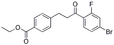 4'-BROMO-3-(4-CARBOETHOXYPHENYL)-2'-FLUOROPROPIOPHENONE Struktur