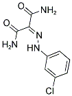 2-[(3-CHLOROPHENYL)HYDRAZONO]MALONAMIDE Struktur