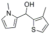 1-METHYL-2-PYRROLYL-(3-METHYL-2-THIENYL)METHANOL Struktur