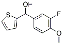 3-FLUORO-4-METHOXYPHENYL-(2-THIENYL)METHANOL Struktur