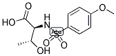 (2S,3R)-3-HYDROXY-2-([(4-METHOXYPHENYL)SULFONYL]AMINO)BUTANOIC ACID Struktur